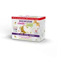 Magnesium chelát 50+20 kapslí + malát 50+20 tablet Galmed