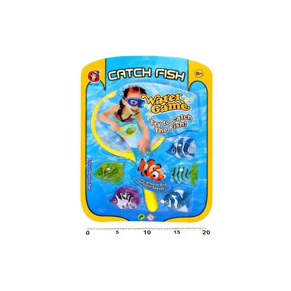 Rybičky - lovenie 6 ks