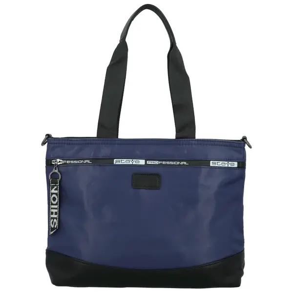 Trendy dámská nylonová kabelka na rameno Jordana, tmavě modrá