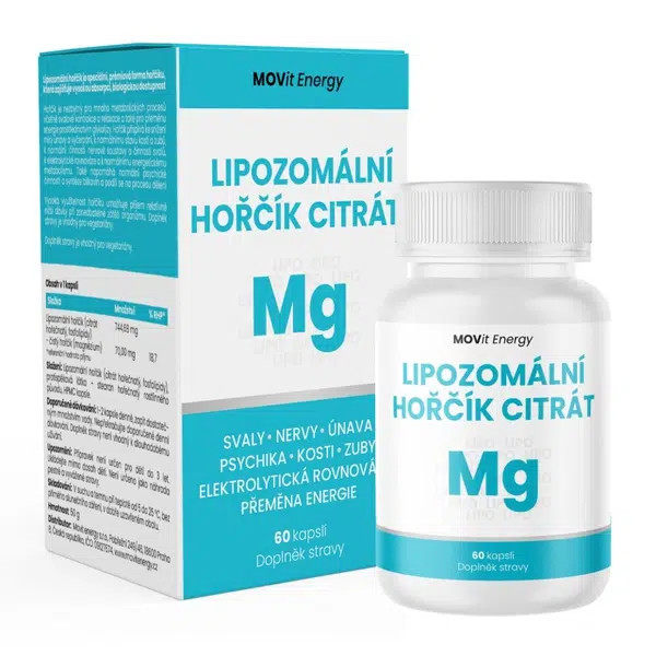 Movit Hořčík citrát lipozomální 60 kapslí