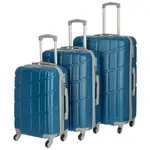 Cestovní plastový kufr Ormi Dakota velikost SADA, modrý