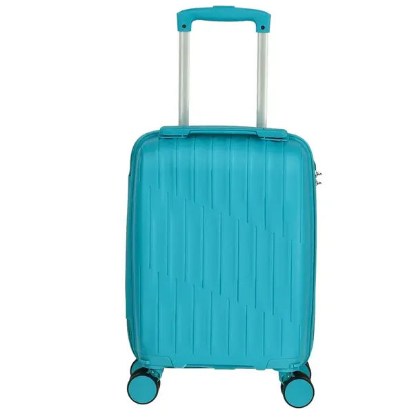 Cestovní plastový kufr Galaxy velikost XS, tyrkysový