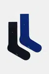 Ponožky Tommy Hilfiger 2-pack modrá barva, 371112