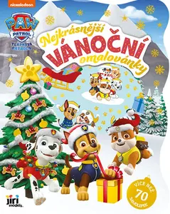 Nejkrásnější vánoční omalovánky se samolepkami Tlapková patrola