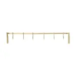 Nástěnný věšák ferm LIVING Kitchen Rod 55 cm žlutá barva