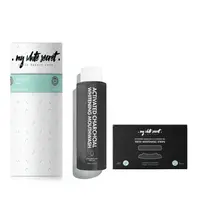 My White Secret Balíček Aktivní uhlí (bělicí pásky + ústní voda)