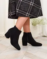 Resti Black women's low stiletto boots Referra