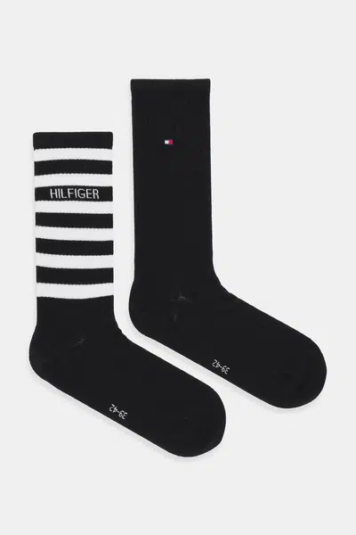 Ponožky Tommy Hilfiger 2-pack černá barva, 701236735