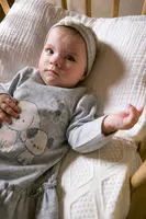 Kojenecká sada Mayoral Newborn 2-pack šedá barva, mini, áčková, 2809