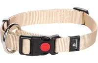 Flamingo Ziggi obojek - béžový L: 2,5 cm x 45-65 cm