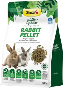 Gimbi Mother Nature Rabbit Pelllet- krmivo pro králíky 500 g