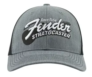Fender Stratocaster Guitar Hat Heather Gray