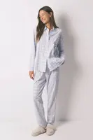 Bavlněné pyžamo women'secret dámské, modrá barva, bavlněné, 3132156