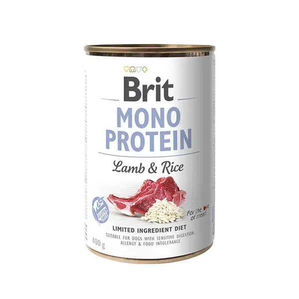 Brit Mono Protein Lamb & Rice 24 x 400 g