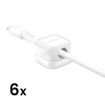 Magnetický organizér na káble - 3ks / Biela