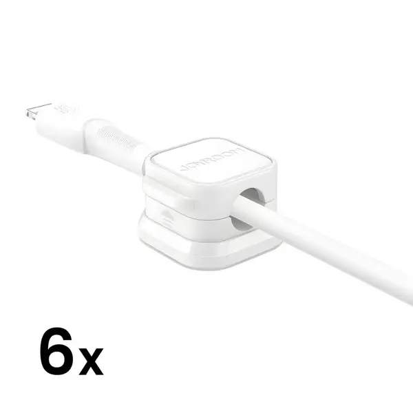 Magnetický organizér na káble - 3ks / Biela