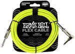 Ernie Ball Flex Instrument Cable Straight/Angle 10ft Green