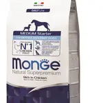 Monge Daily Line Medium Starter suché krmivo pre psov - kuracie 1,5 kg