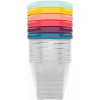 Babymoov Bowls Multicolor miska s víčkem 6x250 ml