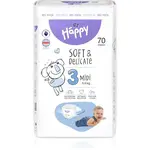 BELLA Baby Happy Soft&Delicate jednorázové pleny Midi 5-9 kg 70 ks