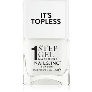 Nails Inc. It’s Topless gelový lak na nehty pro dlouhotrvající efekt odstín Emma 14 ml