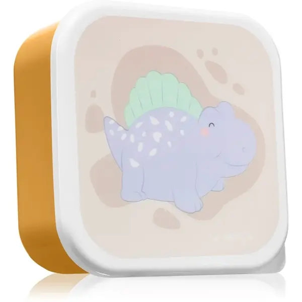 Saro Baby Snack Boxes svačinový box Mustard 3 ks