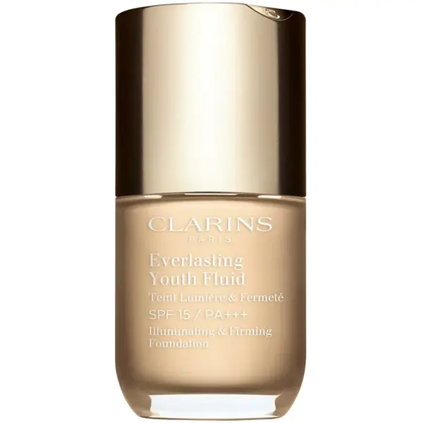 Clarins Everlasting Youth Fluid Foundation rozjasňující make-up SPF 15 odstín 100.5 Cream 30 ml