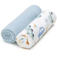 T-TOMI BIO Muslin Diapers látkové pleny Traffic 65x65 cm 2 ks