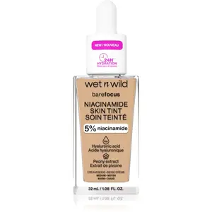 Wet n Wild BareFocus Niacinamide Skin Tint lehký hydratační make-up odstín Cream Beige (Warm) 32 ml