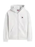 Tommy Jeans Tepláková bunda '90S'  biela melírovaná