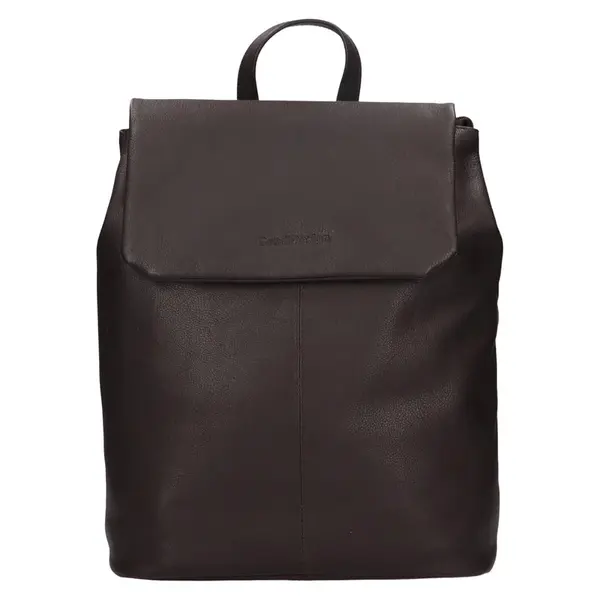 Dámsky kožený batoh SendiDesign Betty - tmavo hnedá