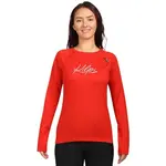 KILPI MAVORA TOP Dámske termo tričko z merino vlny, červená, veľkosť