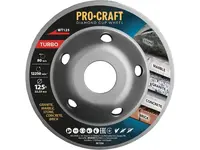 Kotouč brusný diamantový 125mm PROCRAFT WT125 Turbo