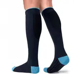 Kompresné podkolienky unisex tmavomodré S/M