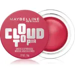 MAYBELLINE NEW YORK CloudTopia matná krémová tvářenka na rty a tváře odstín 02 Ethernal Rouge 5 g