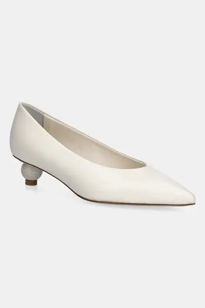 Kožené lodičky Weekend Max Mara Wkabacini