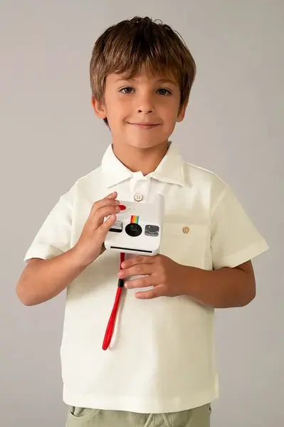 Dětská bavlněná polokošile Mayoral