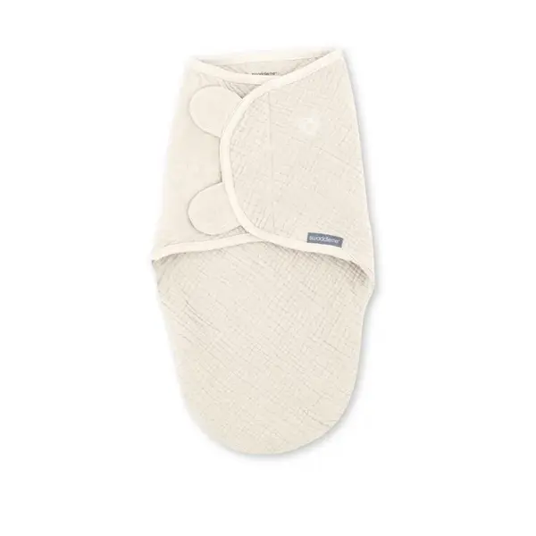 INGENUITY Zavinovačka SwaddleMe™ Ulitka mušelínová Cream 1,5 TOG 0-3m