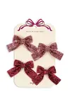 Detské sponky Konges Sløjd GLITTER BOW HAIR CLIPS 4-pak