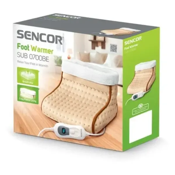 SENCOR SUB 0700BE elektrická vyhřívací bota, rozbalené