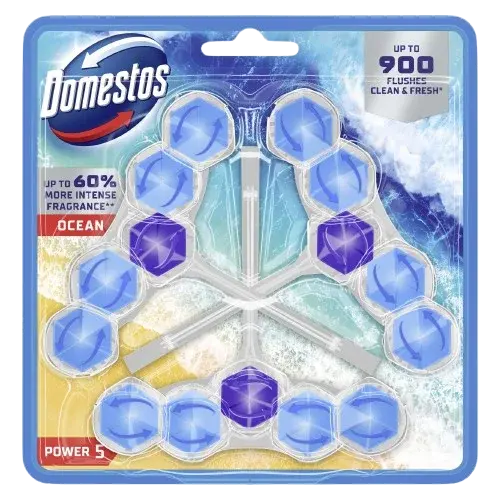 DOMESTOS Power 5 Ocean WC blok 3 x 50 g
