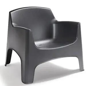 Křeslo Ibiza z grafitového plastu