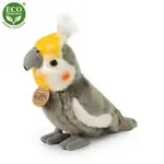 Plyšový papoušek korela chocholatá 20 cm ECO-FRIENDLY