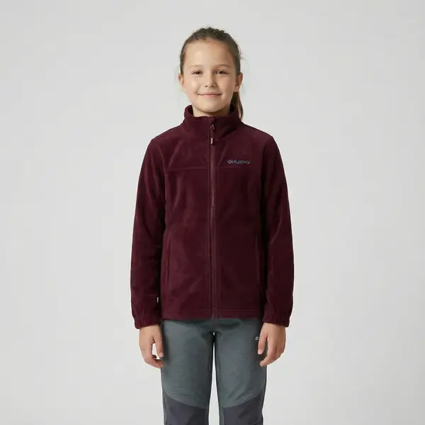 Husky Aflee K 128, bordo Dětská fleecová mikina