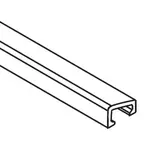 Náhradný diel spodná lišta pre SAT Fusion chróm NDSATFUDP16