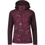 ALPINE PRO HOORA Dámská softshellová bunda, vínová, velikost
