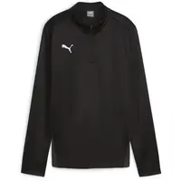 Puma TEAMGOAL TRAINING 1/4 ZIP TOP W Dámské sportovní triko, černá, velikost