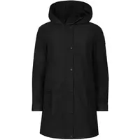 NAX ARESA Dámský kabát s kapucí, černá, velikost