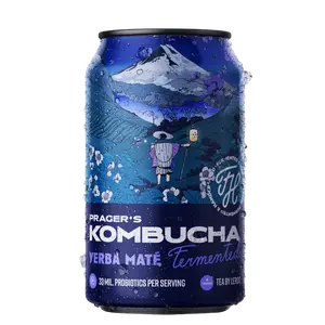 PRAGER'S Kombucha Yerba Maté 330 ml