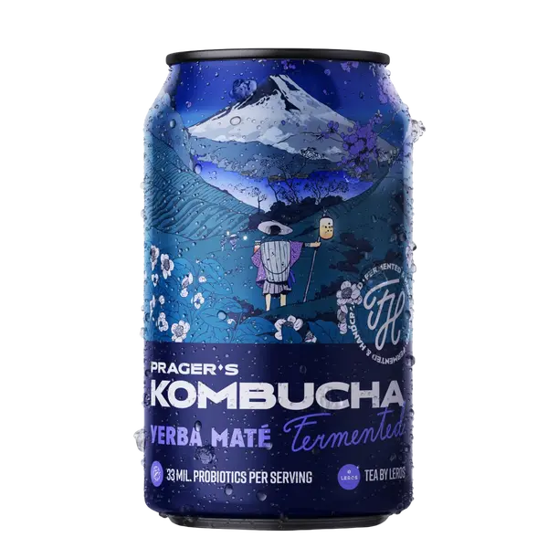 PRAGER'S Kombucha Yerba Maté 330 ml